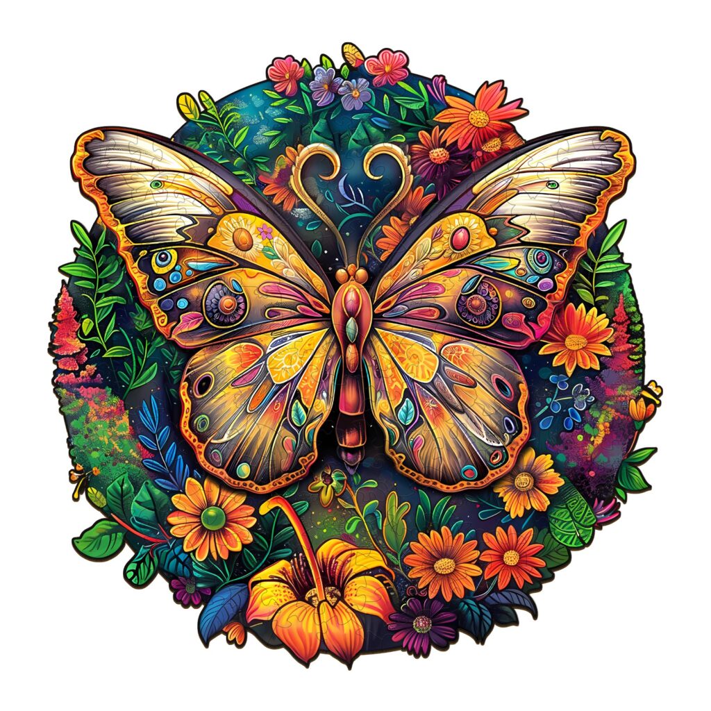 Wooden Jigsaw Puzzle – Ancient Butterfly 2 66d15c8544b6c