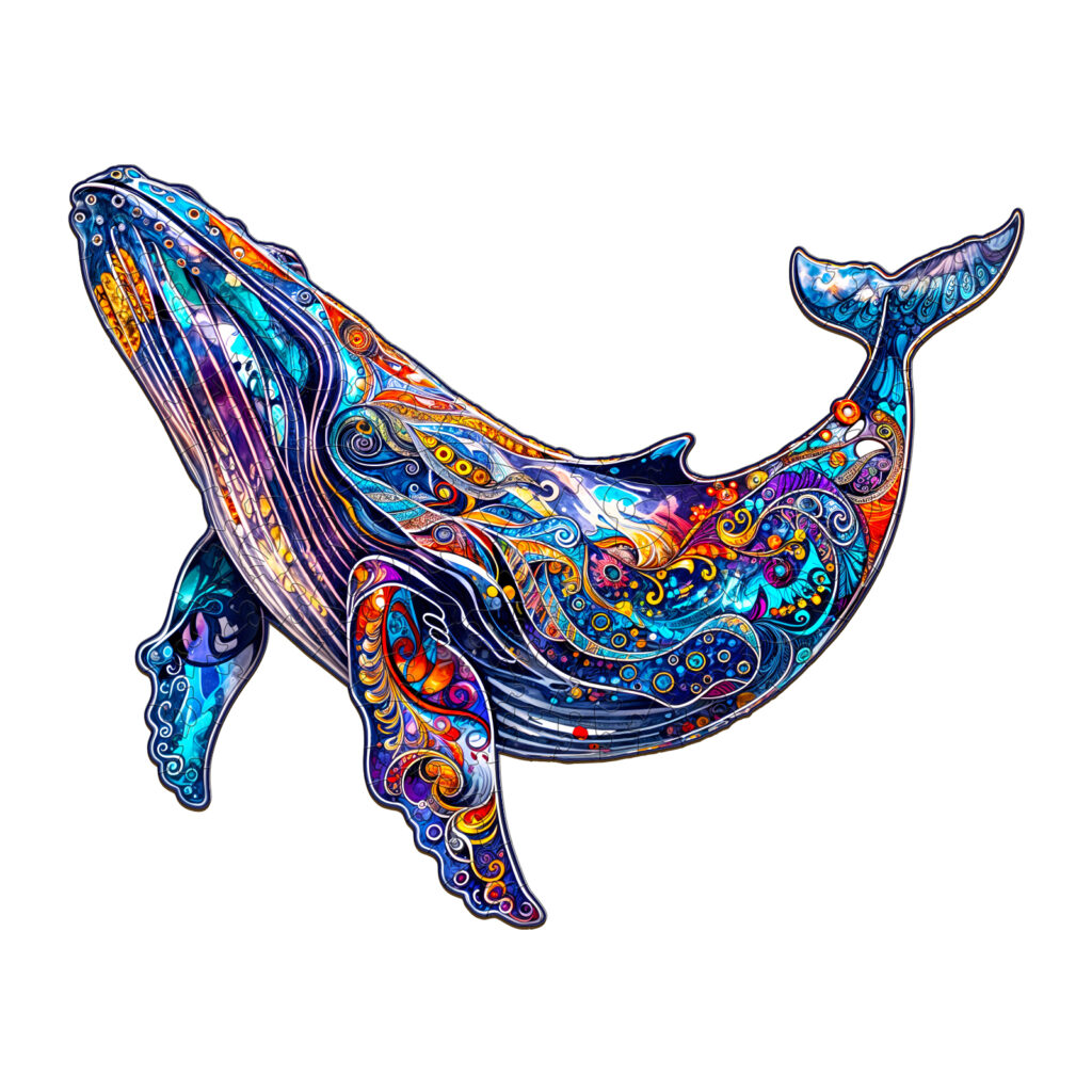 Wooden Jigsaw Puzzle – Blue Whale 66d253a9c14b0