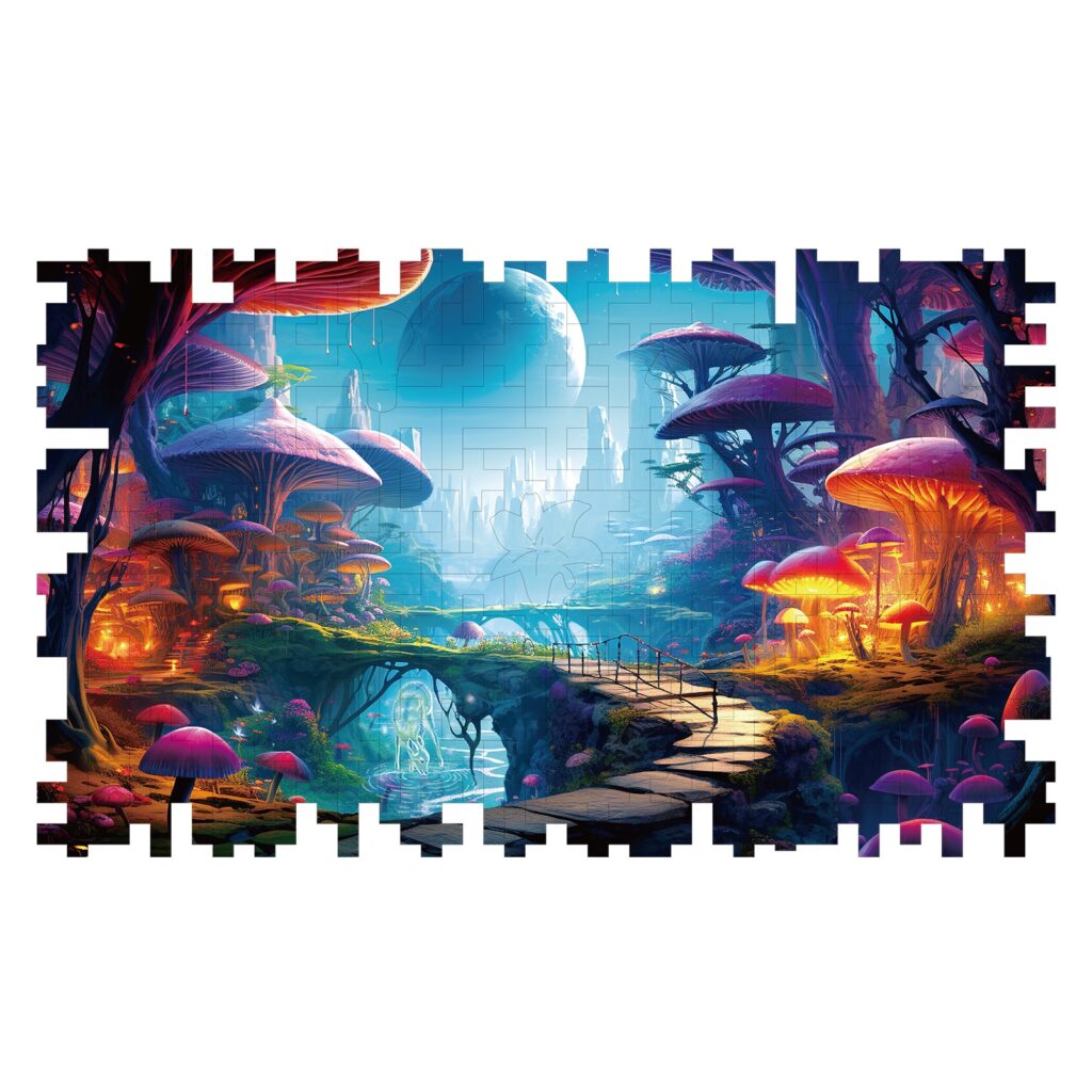 Wooden Jigsaw Puzzle-Fantasy World 66cfca0142285