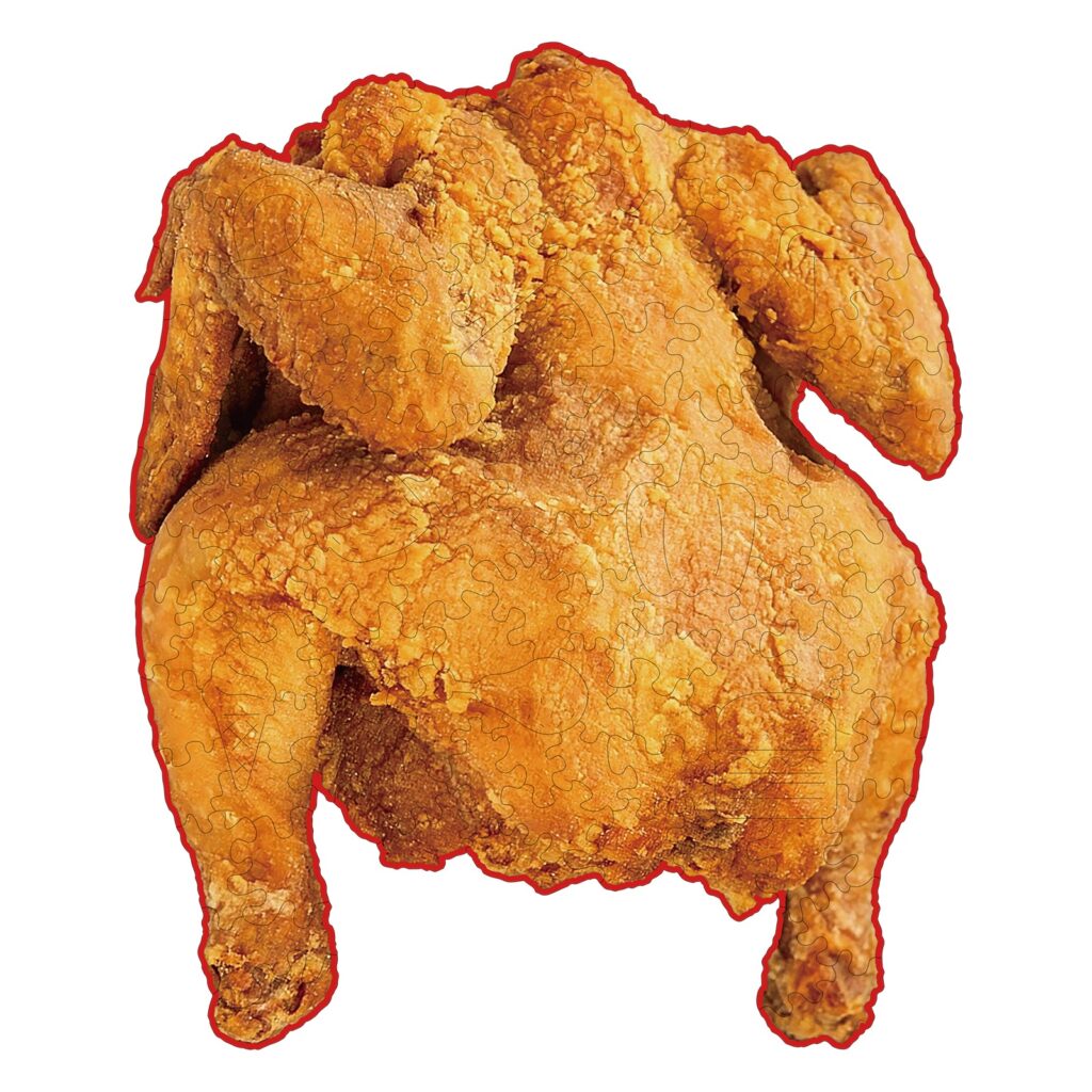 Wooden Jigsaw Puzzle-Fried Chicken 66d0ff7951d80