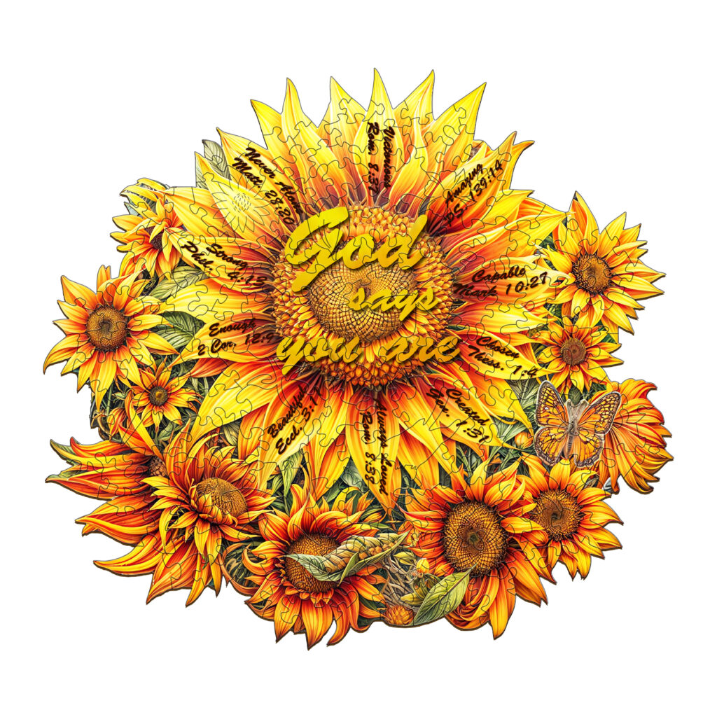 Wooden Jigsaw Puzzle – God’s Sunflower 66cfab0c3619f
