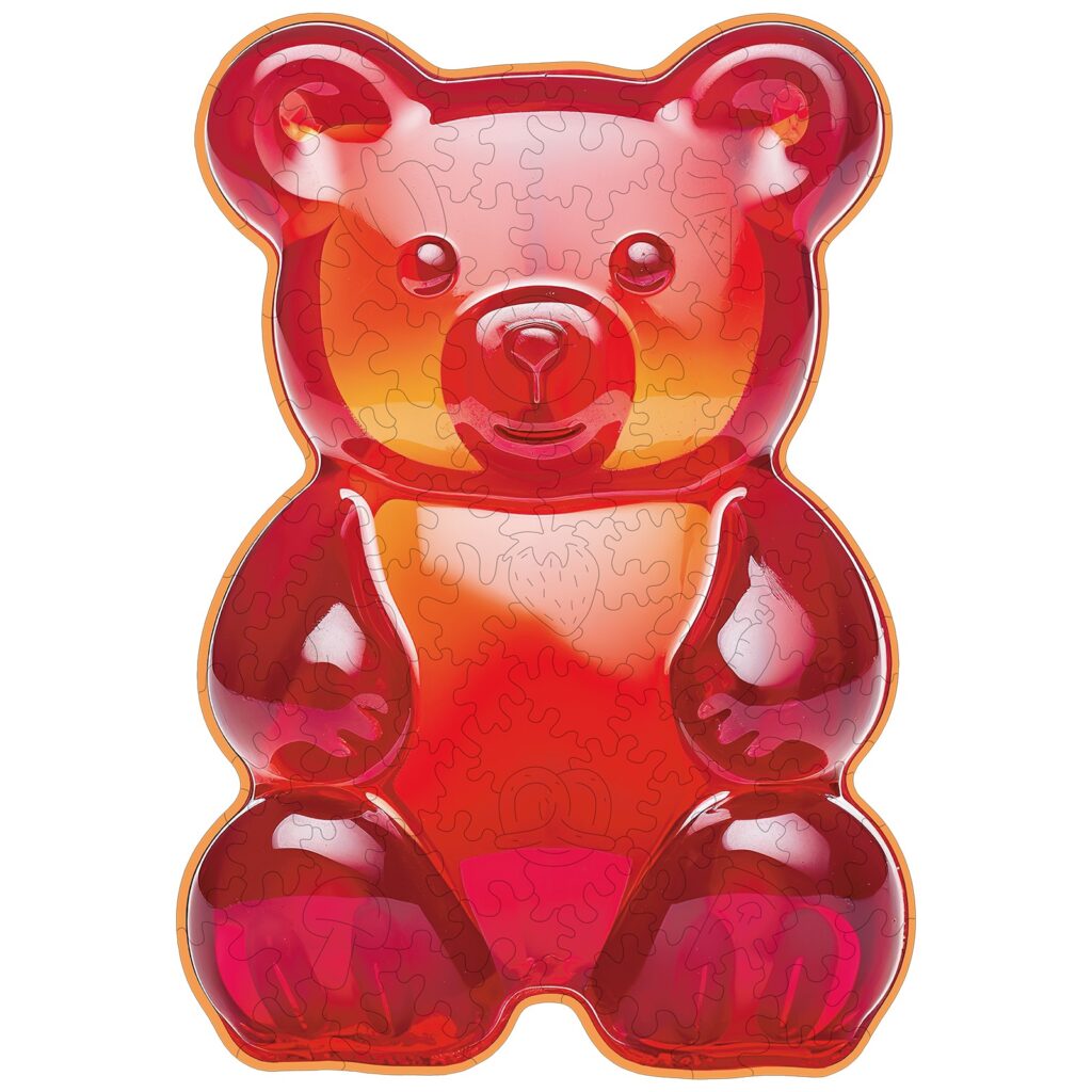 Wooden Jigsaw Puzzle-Gummy Bear 66d0acd193ff2