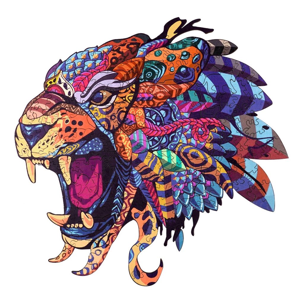 Wooden Jigsaw Puzzle-JUNGLE LIGHTNING 66d13d6a20302