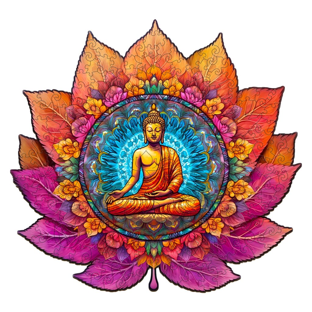 Wooden Jigsaw Puzzle – Mandala Buddhism 66d1f6ff51e95
