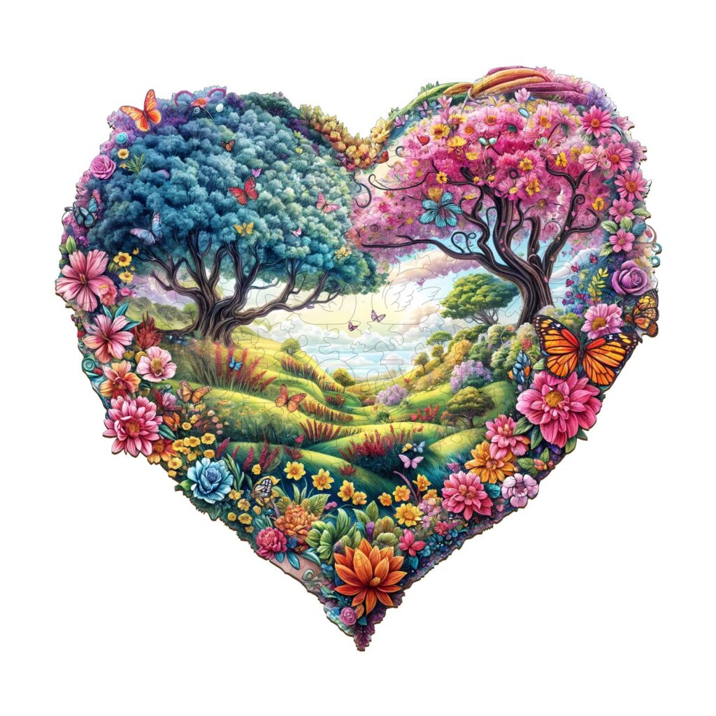 Wooden Jigsaw Puzzle – Love Garden 66d317bc950e6