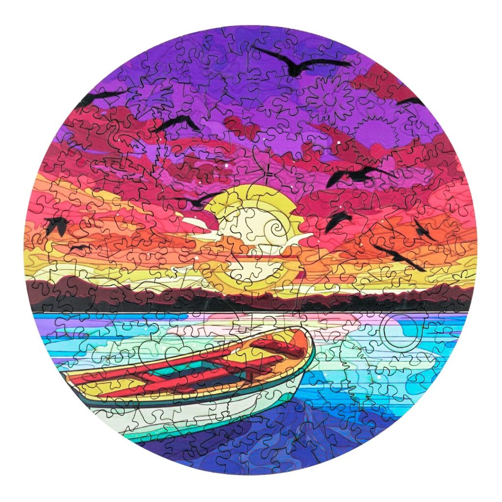 Wooden Jigsaw Puzzle-SUNSET 66d2d9dd5f3d4