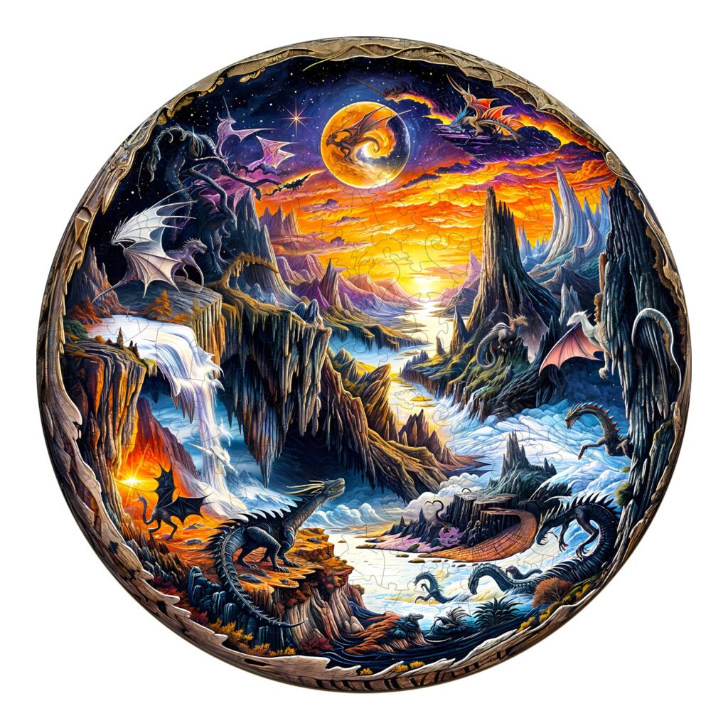 Wooden Jigsaw Puzzle-3D Fantasy World 66d8a11a258aa