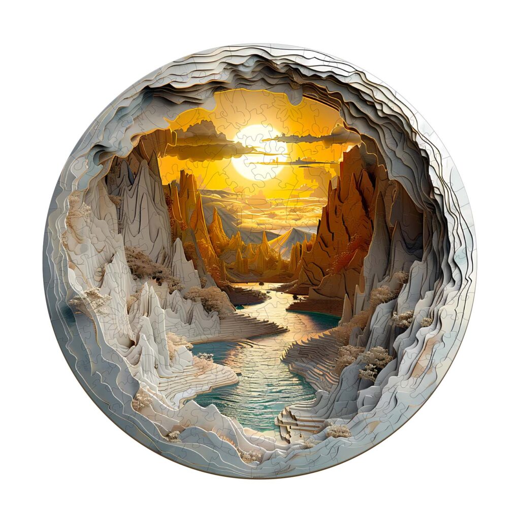 Wooden Jigsaw Puzzle – 3D Vision Inside the Cave 1 66dd6207bb71d