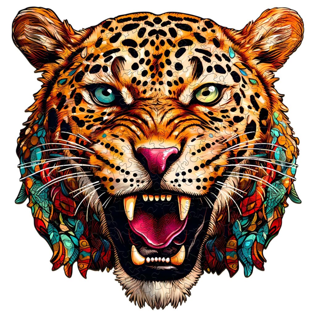 Wooden Jigsaw Puzzle-Agile Leopard 66dc6a705d658