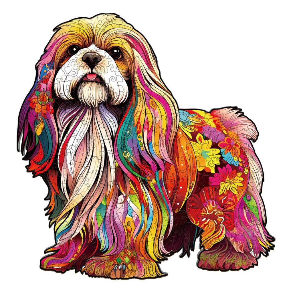 Wooden Jigsaw Puzzle-Beautiful Shih Tzu 2 66d4808fbfc38
