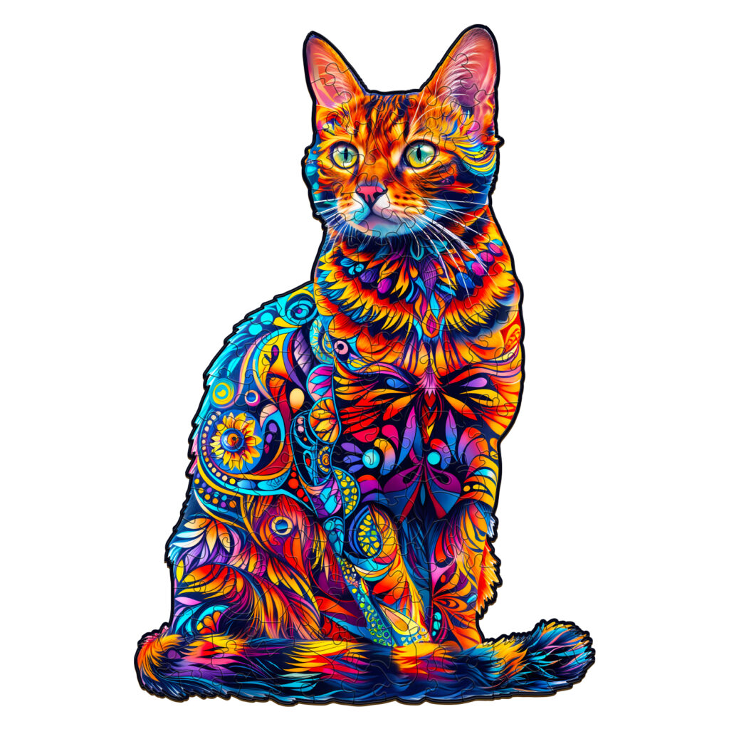 Wooden Jigsaw Puzzle – Bengal Cat 66d5636e73265