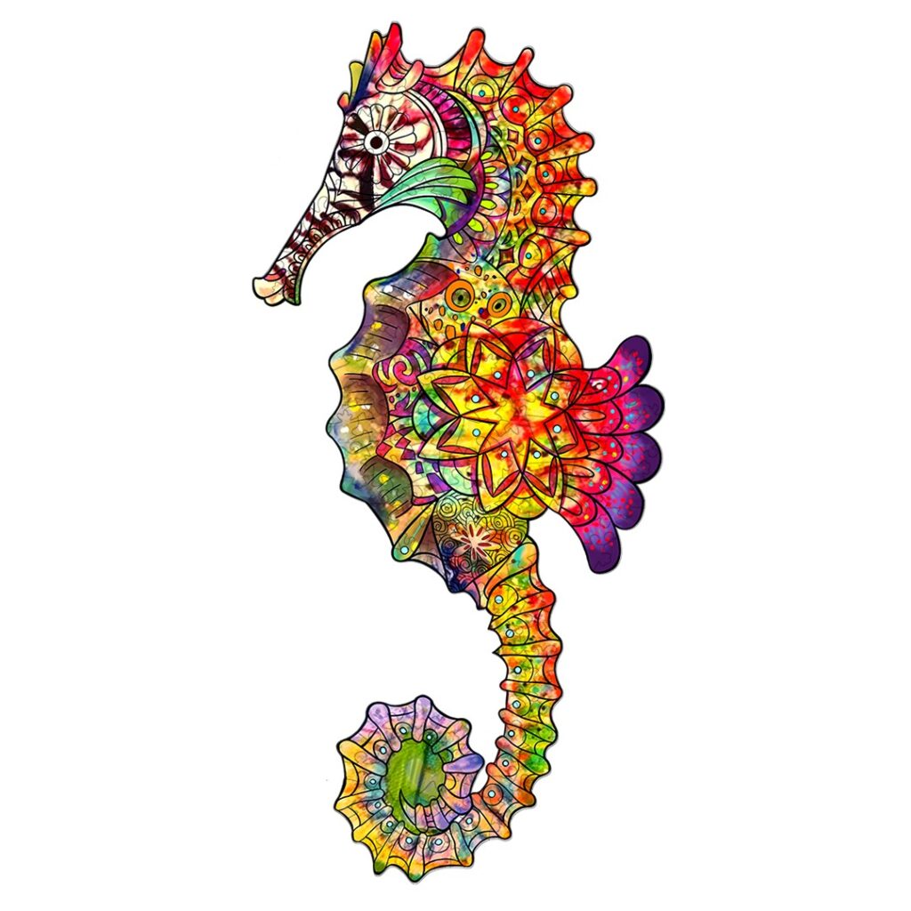 Wooden Jigsaw Puzzle-BRILLIANT SEA HORSE 66d58ca4e9d7c