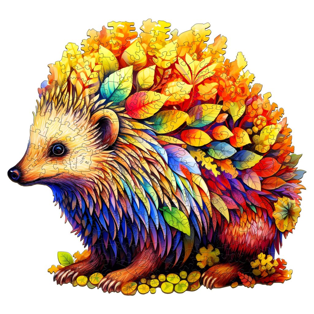 Wooden Jigsaw Puzzle – Clever Hedgehog 66d8444553ebd