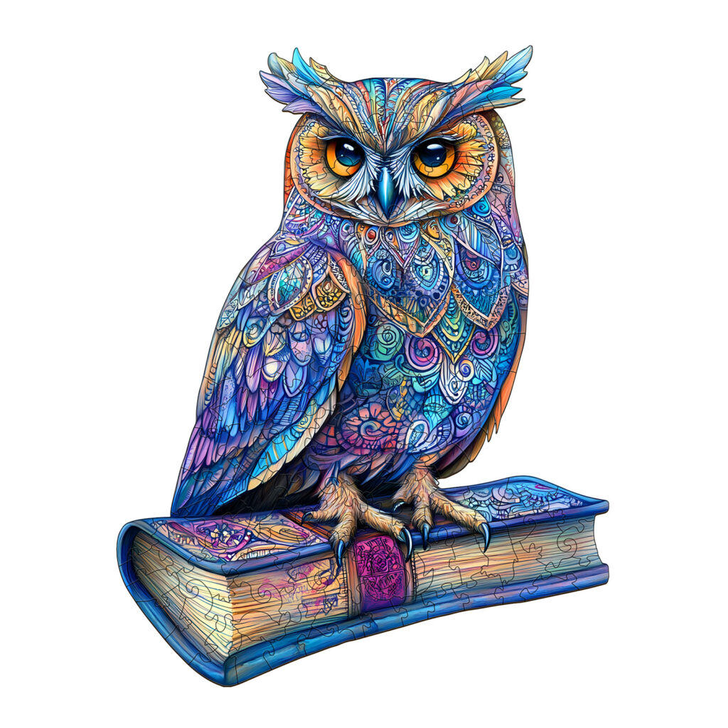 Wooden Jigsaw Puzzle – Elegant Owl 66eec900bac92