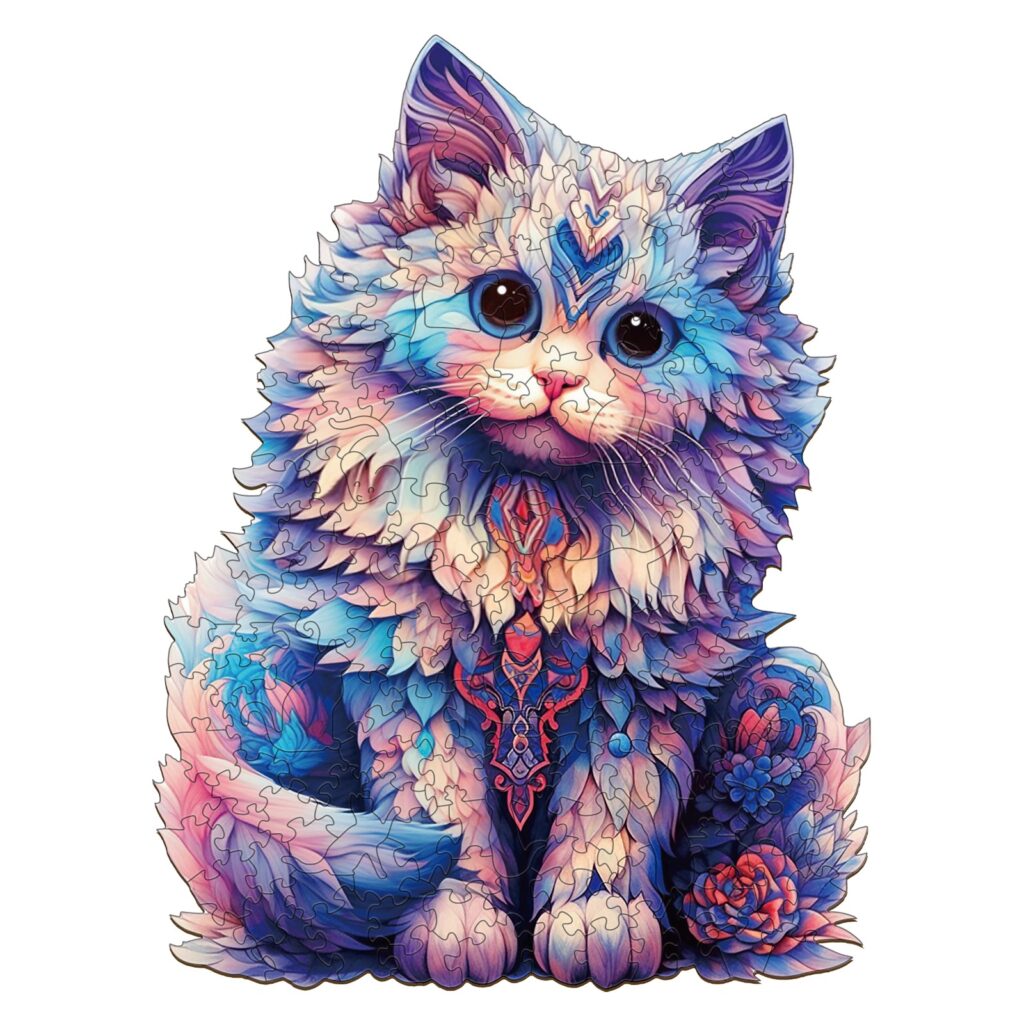 Wooden Jigsaw Puzzle – Cute Ragdoll Cat 66d5df768ba6c