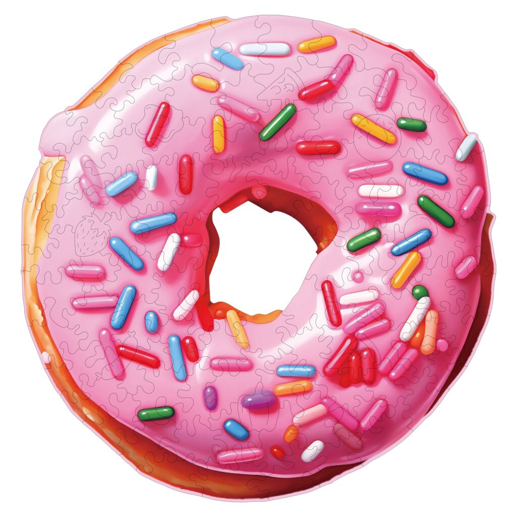 Wooden Jigsaw Puzzle-Doughnut 66d3f04c0c384