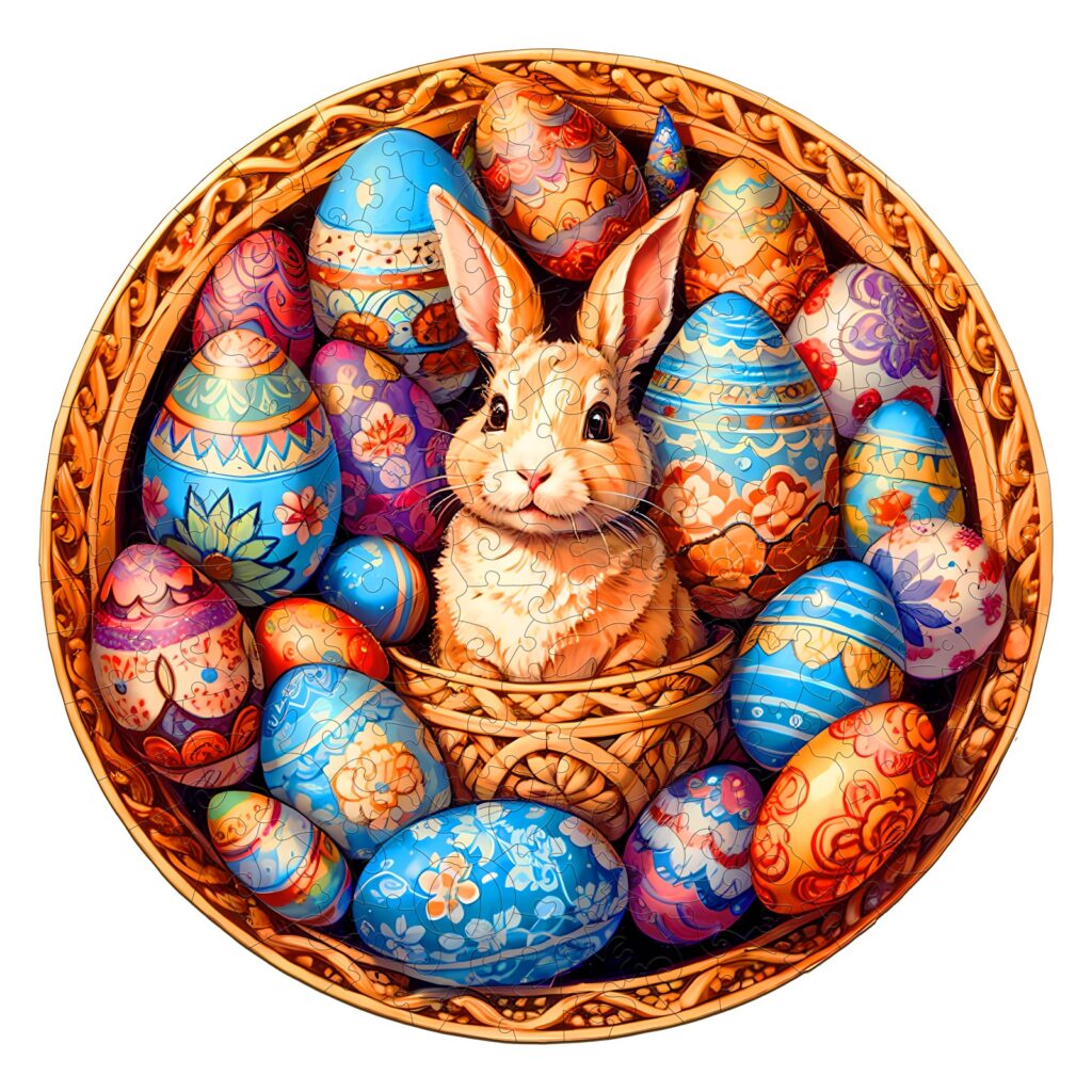 Wooden Jigsaw Puzzle-Easter Egg 66da901f4ae8c