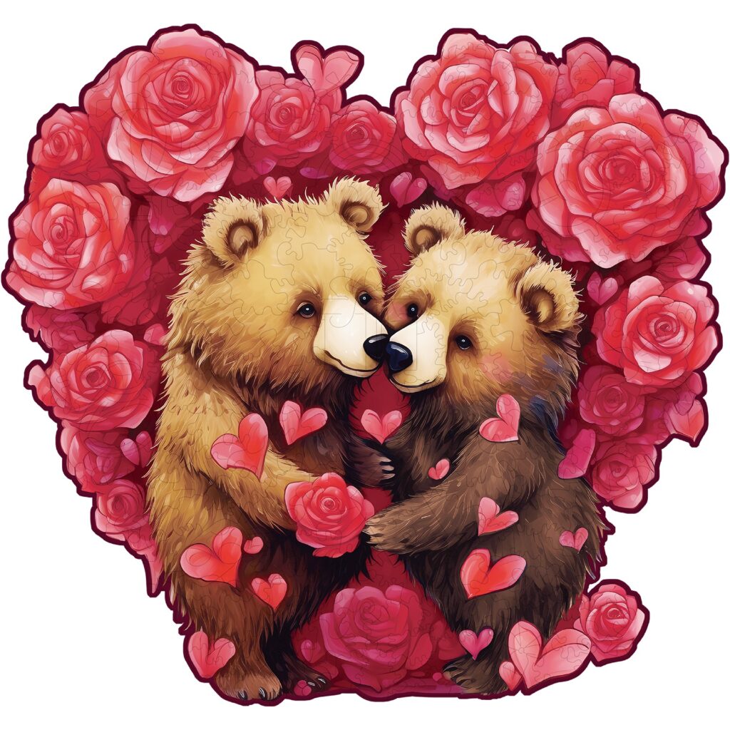 Wooden Jigsaw Puzzle-Eternal Embrace 66ddfcb77ff3c