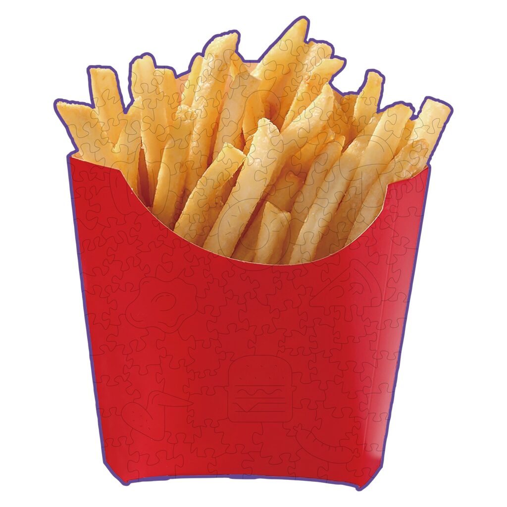 Wooden Jigsaw Puzzle-French fries 66defe9f2a2cb