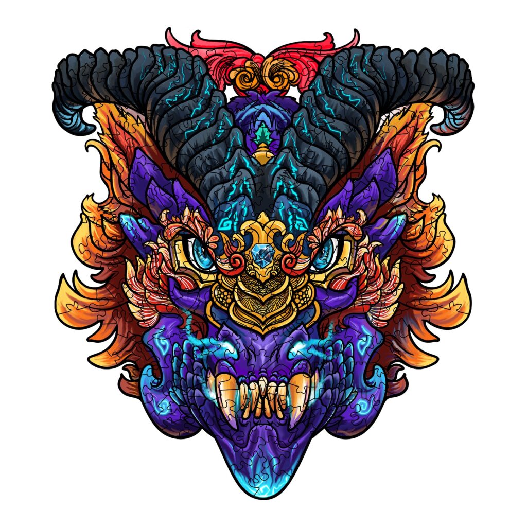 Wooden Jigsaw Puzzle-MAGIC DRAGON 66ef06d162af5