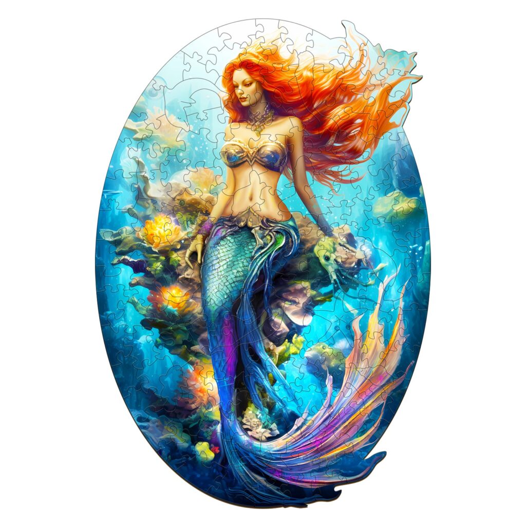 Wooden Jigsaw Puzzle – Mermaid 66d44d2212ac6