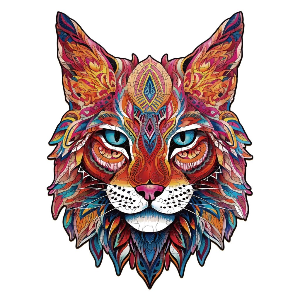 Wooden Jigsaw Puzzle-MYSTERIOUS LYNX 66d3bcb75de5d