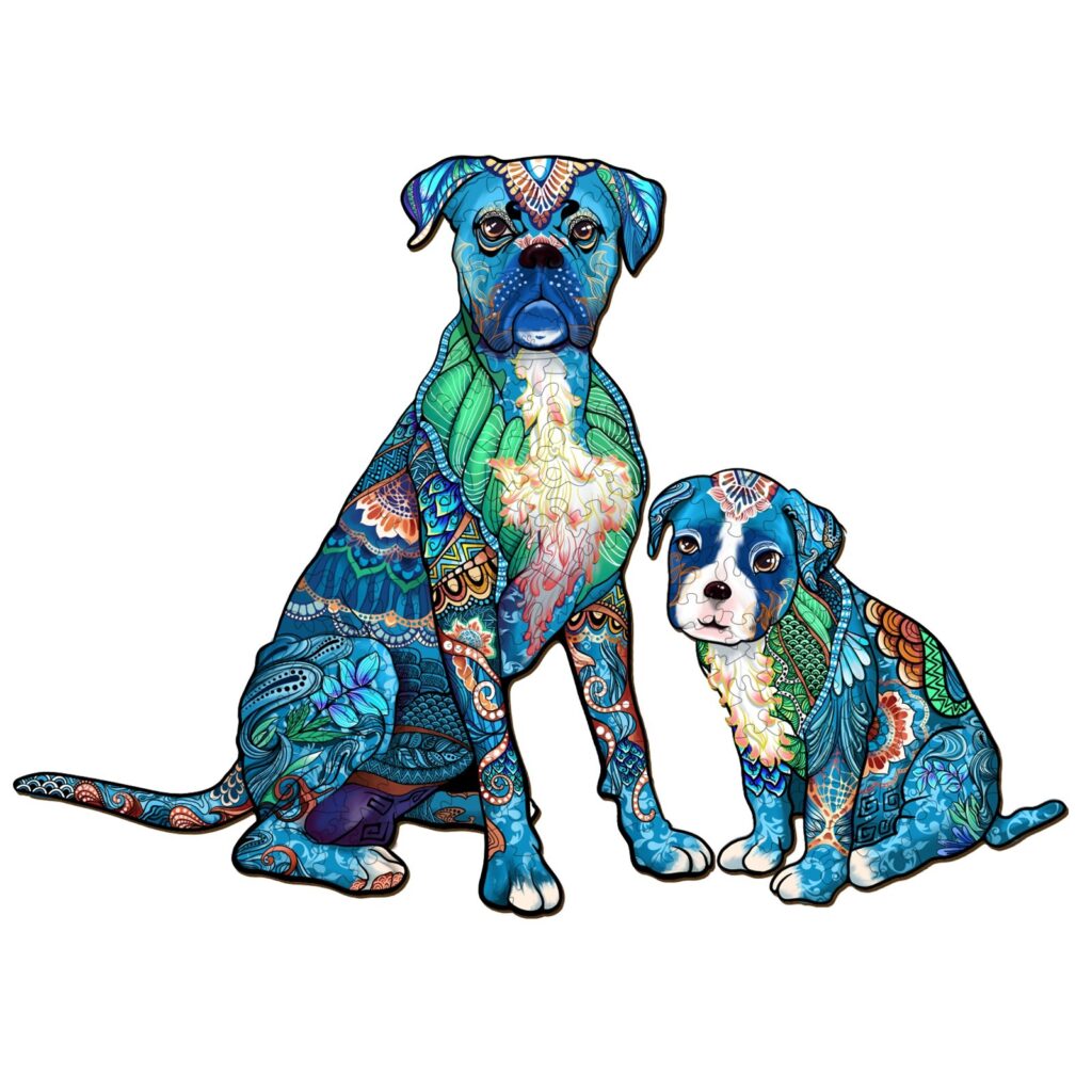 Wooden Jigsaw Puzzle-Parent-Boxer 66d896c574b6d