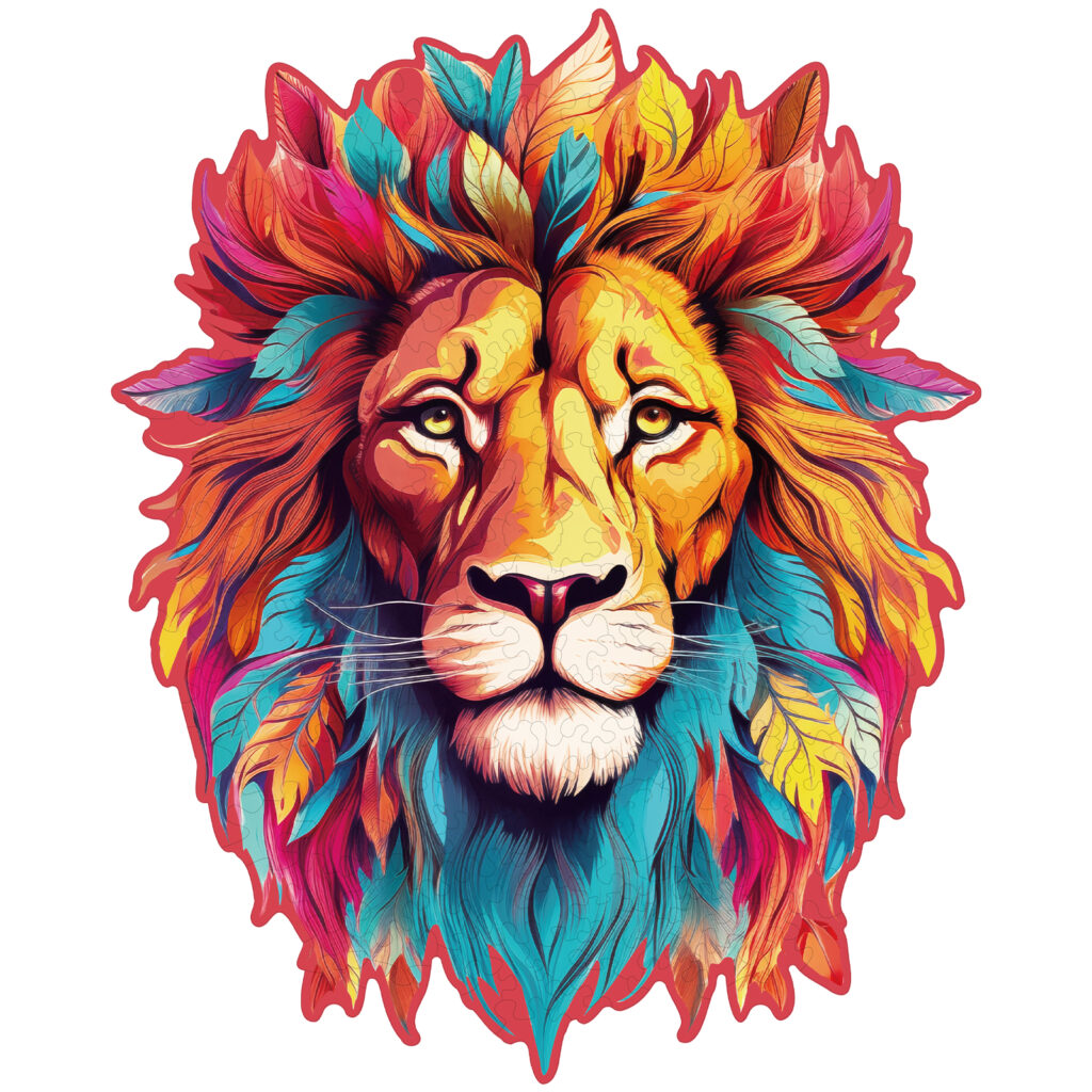Wooden Jigsaw Puzzle – Resolute Lion 66d6842baeb5d