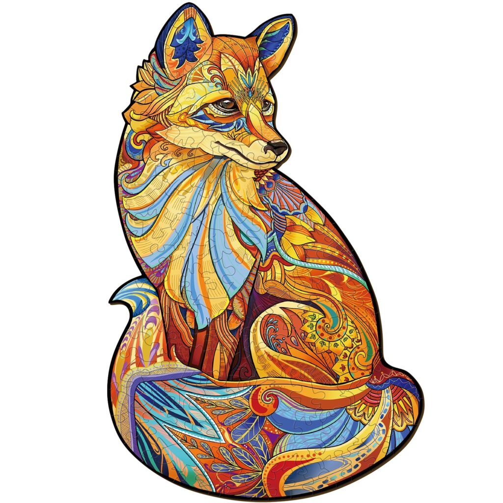 Wooden Jigsaw Puzzle-SOULFUL FOX 66d404da9e2e7