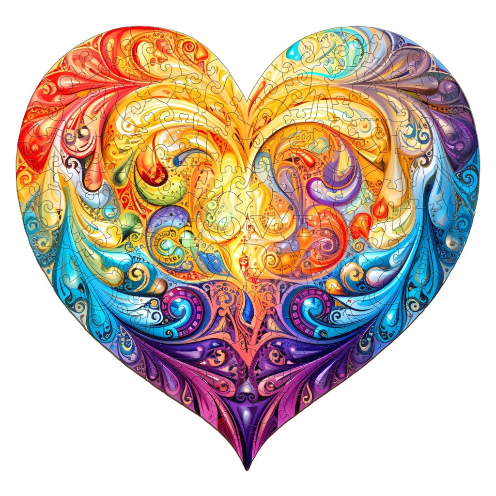 Wooden Jigsaw Puzzle-Sweet Heart 66d85911a7864