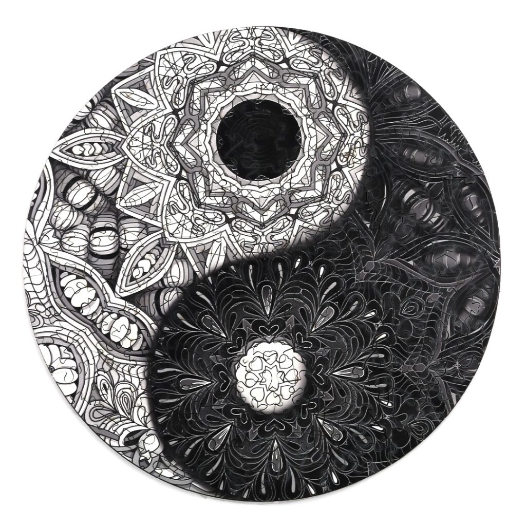 Wooden Jigsaw Puzzle-YIN YANG 66dd0f941a5d0