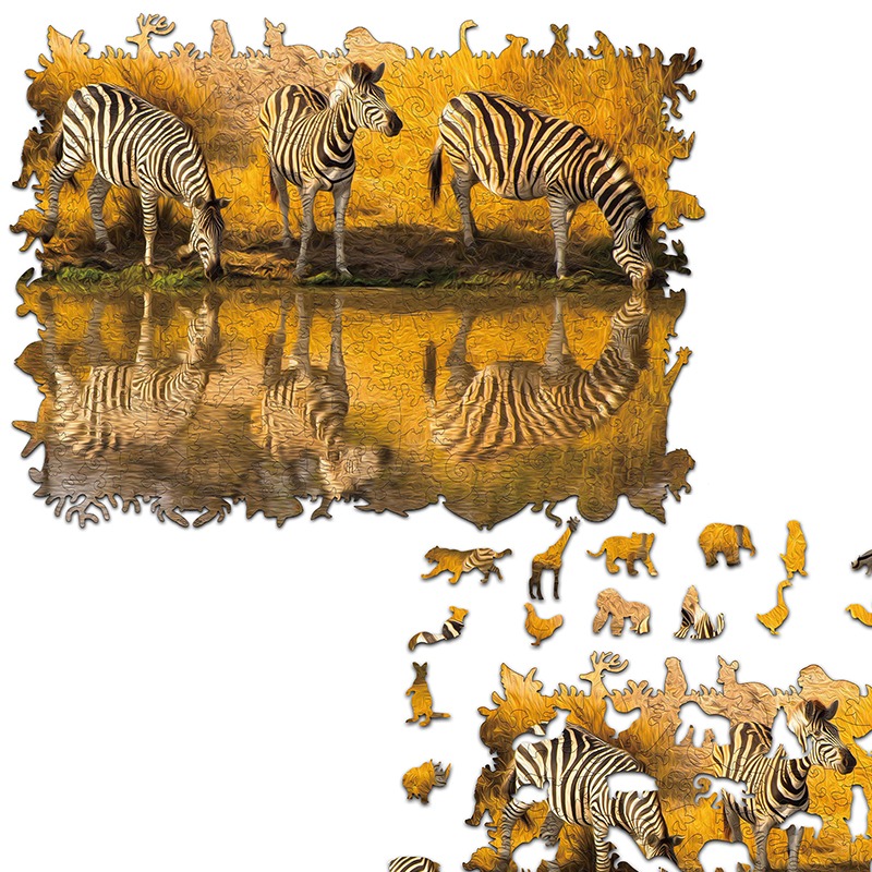 Wooden Jigsaw Puzzle- ZEBRA 66d6d6b3a66fa